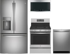 GE Profile™ 4 Piece Stainless Steel Kitchen Package