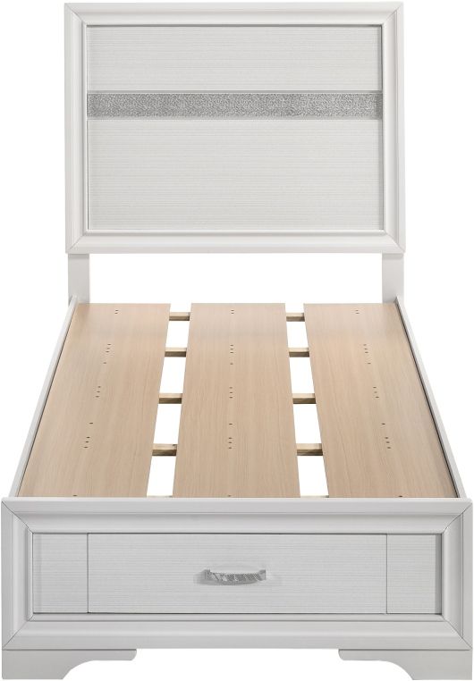 Coaster® Miranda Contemporary White Queen Storage Bed 17