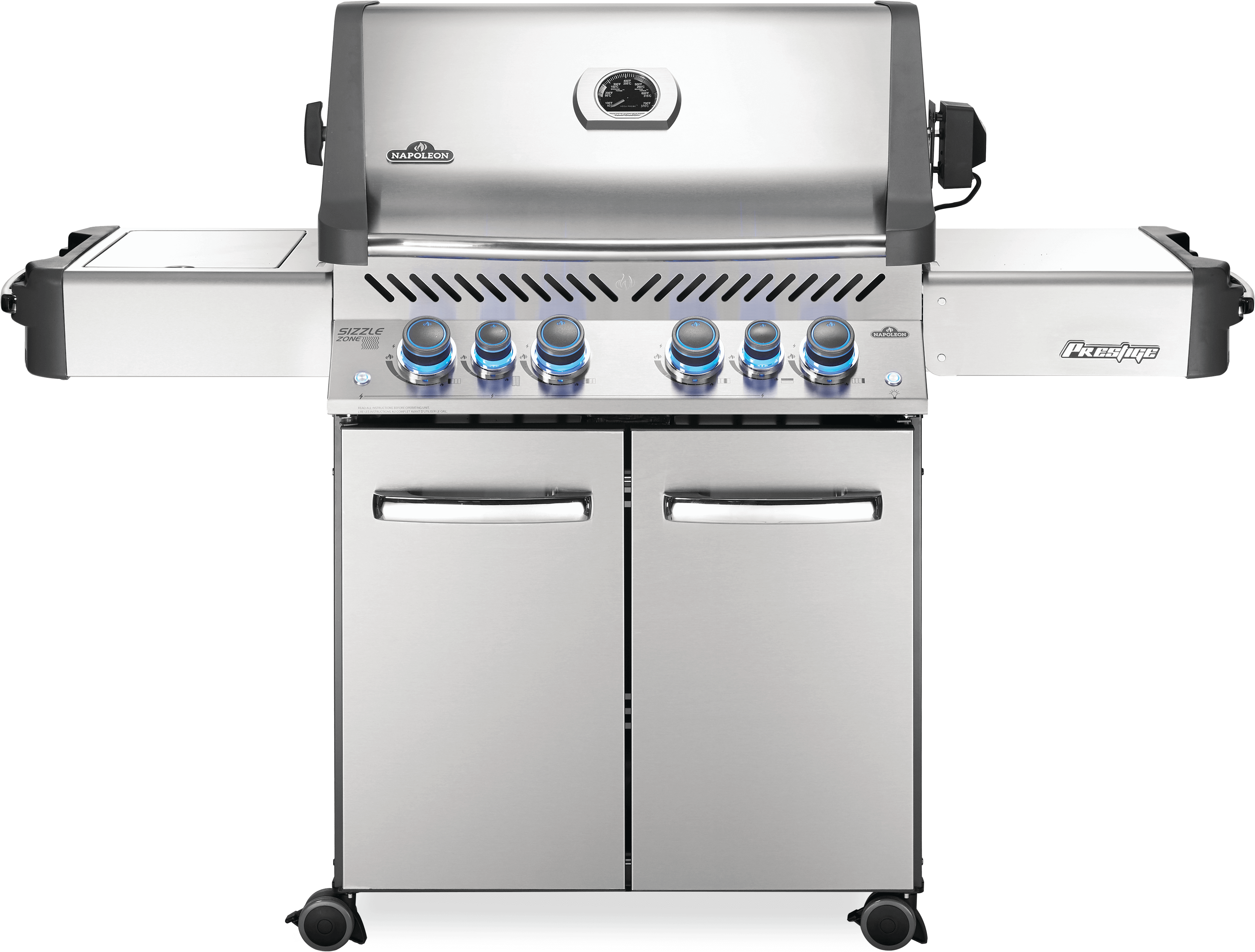 Napoleon Prestige® Series 67" Stainless Steel Free Standing Grill