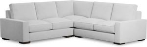 Kevin Charles Fine Upholstery® Edgewater 3-Piece Suave White Sectional