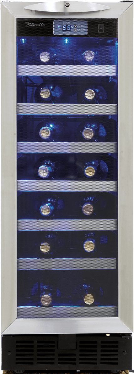 Silhouette® Pecorino 2.5 Cu. Ft. Stainless Steel Wine Cooler-0