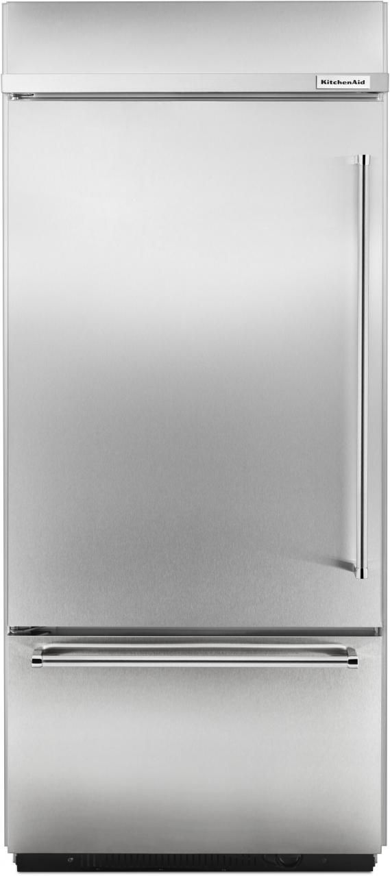 KitchenAid® 20.9 Cu. Ft. Stainless Steel Built In Bottom Freezer Refrigerator