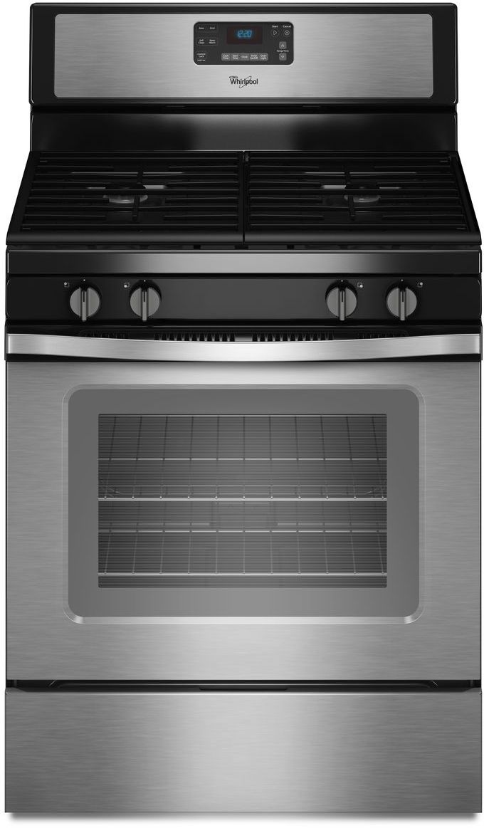 whirlpool 30 freestanding gas range