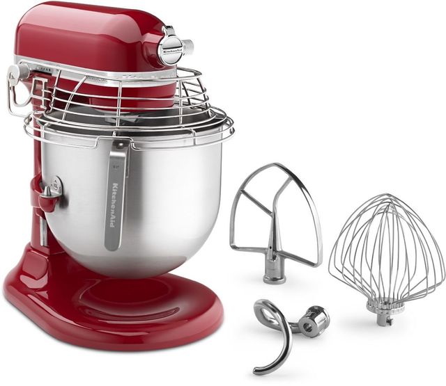KitchenAid® Commercial Series Empire Red Stand Mixer 2