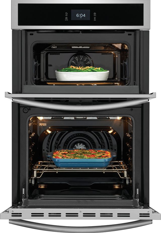 Frigidaire Gallery® 27" Smudge-Proof®  Stainless Steel Oven/Micro Combo Electric Wall Oven  16