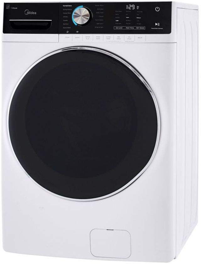 Midea 5.2 Cu. Ft. White Front Load Washer-2