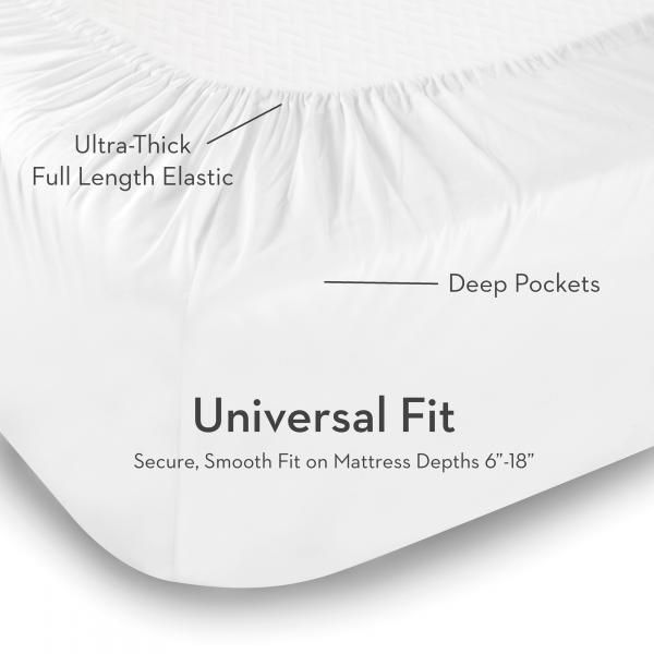 Malouf® Woven™ White Twin XL Reversible Bed Set 1