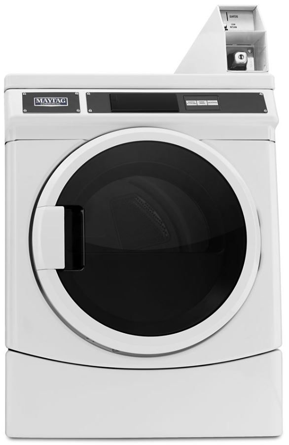 Maytag® Commercial 6.7 Cu. Ft. White Electric Dryer-0