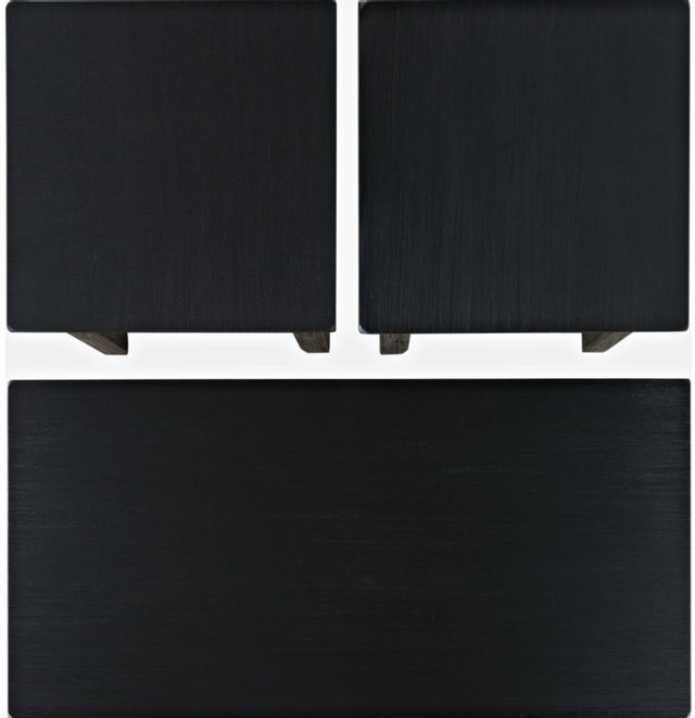 Jofran Inc. Eros 3-Piece Brushed Black Living Room Table Set 3