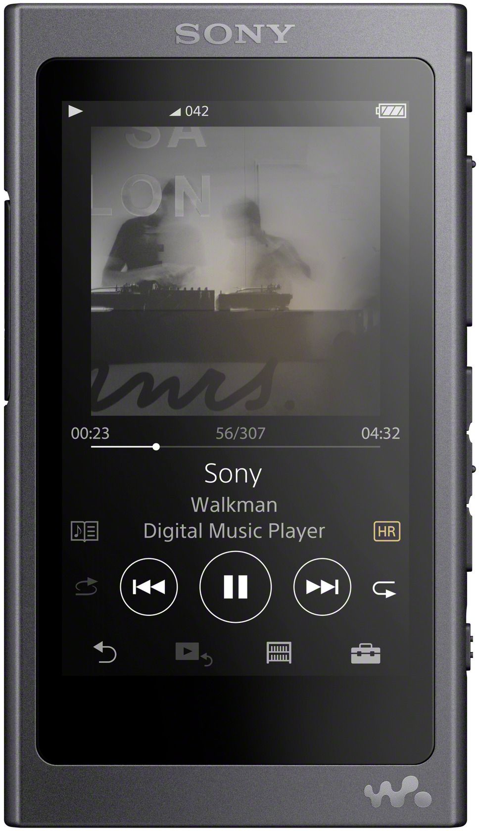 Sony® NW-A40 Series 16GB Grayish Black Walkman® MP3 Player