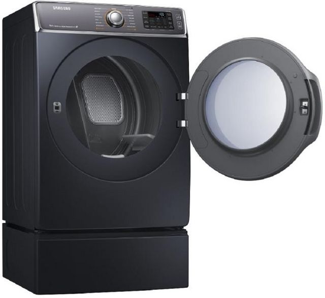 Samsung 9100 Series 9.5 Cu. Ft. Onyx Front Load Electric Dryer 6
