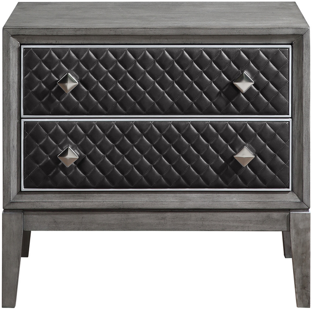 West End Gray Nightstand
