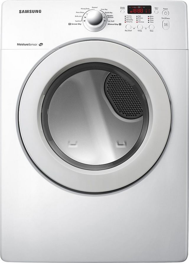 Samsung 7.3 Cu. Ft. White Front Load Electric Dryer