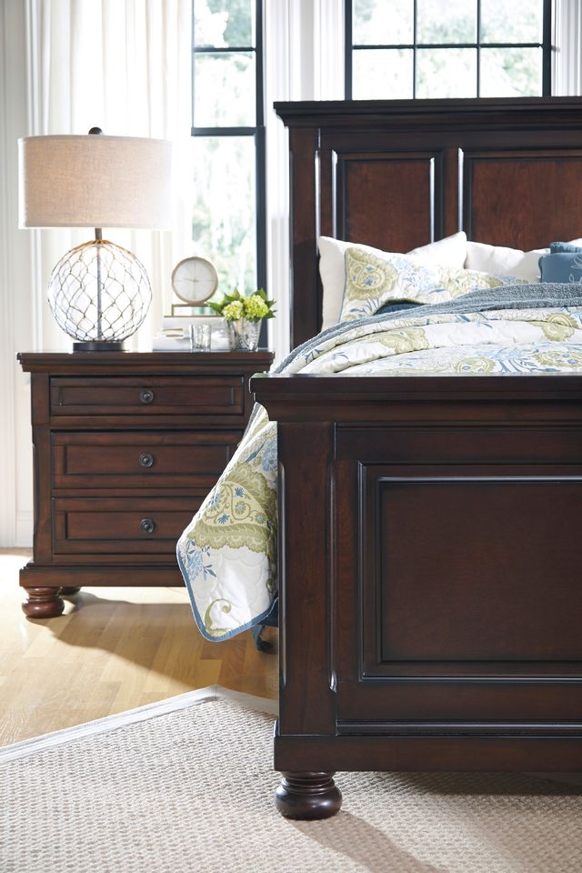 Millennium® By Ashley Porter Rustic Brown Queen Panel Bed 1