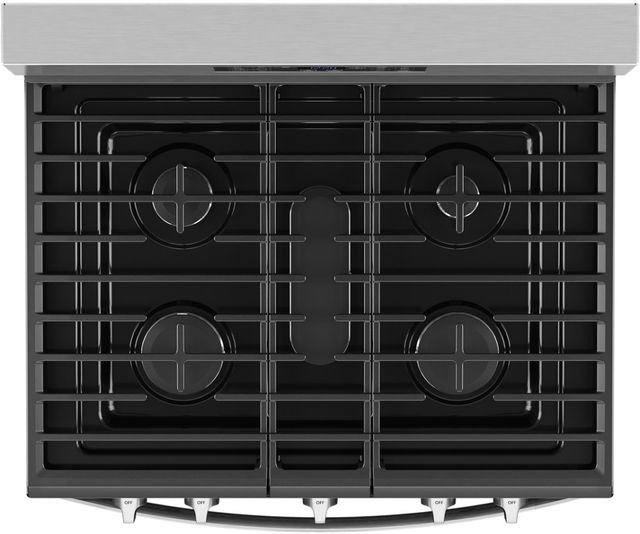 Whirlpool® 30" Fingerprint Resistant Stainless Steel Freestanding Gas Range with 5-in-1 Air Fry Oven 18
