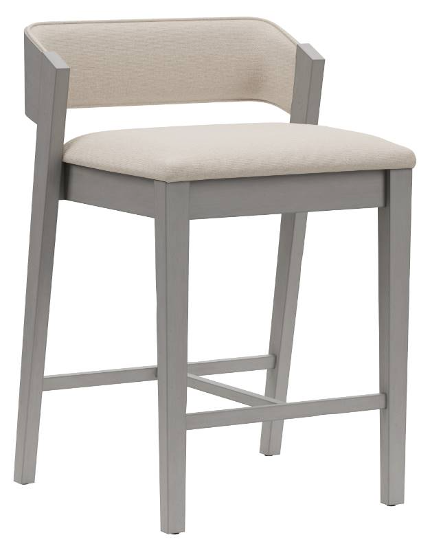 Hillsdale Furniture Dresden Wood Counter Height Stool, Distressed Gray