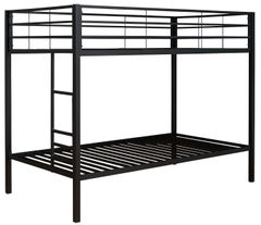 Signature Design by Ashley® Broshard Black Twin over Twin Metal Bunk Bed