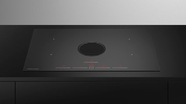Fisher & Paykel Series 9 36" Black Glass Induction Cooktop 4