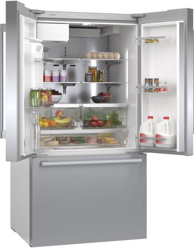 Bosch® 500 Series 36 in. 26 Cu. Ft. Stainless Steel French Door Refrigerator-2