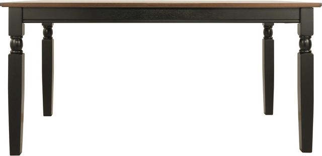 Signature Design by Ashley® Owingsville Black/Brown Rectangular Dining Room Table 1
