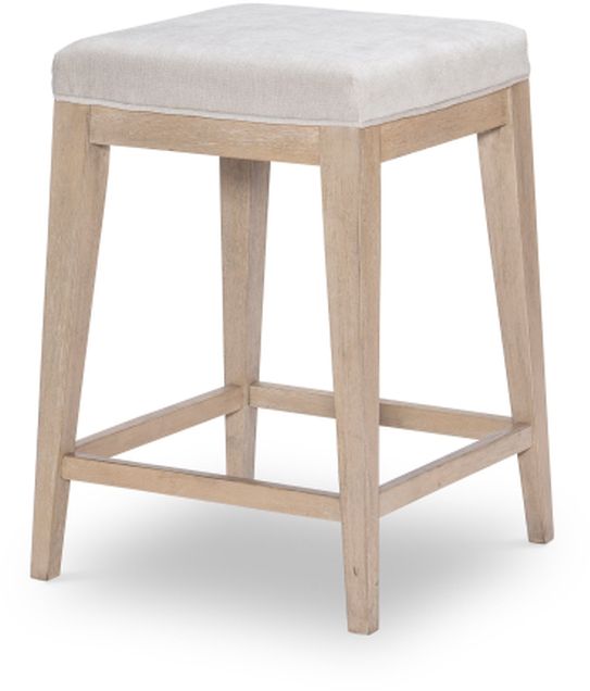 Legacy Classic Edgewater Soft Sand Upholstered Stool-0