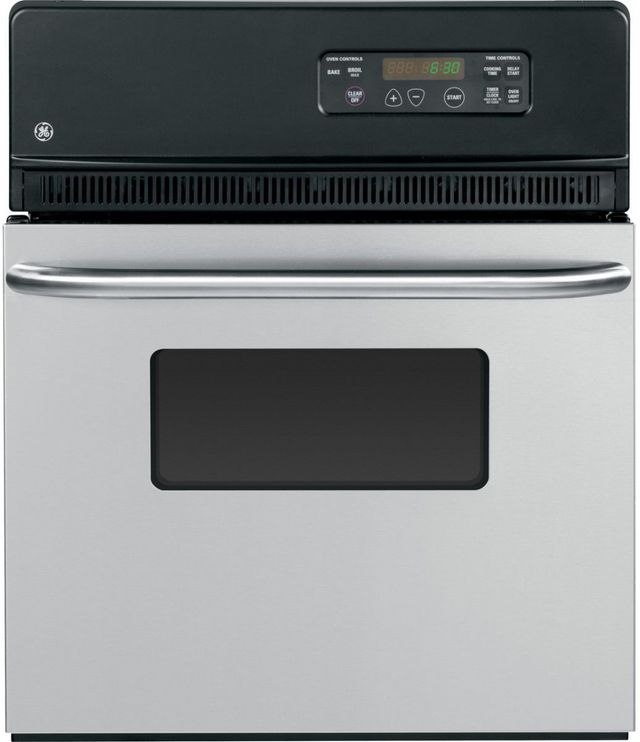 GE® 24" Stainless Steel Electric Built In Single Oven-0