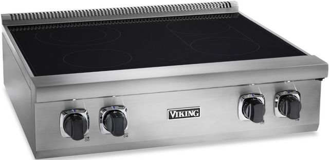 Viking® 5 Series 36 Stainless Steel Electric Rangetop, Gerhard's  Appliances