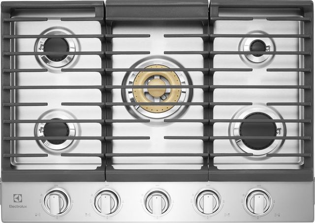 Electrolux 30'' Gas Cooktop with Griddle in Stainless Steel