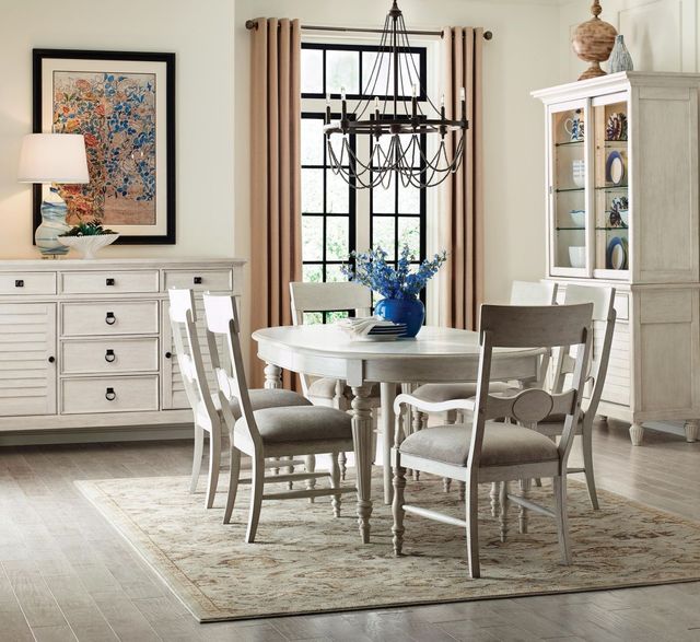 American Drew® Grand Bay Serene White Oval Dining Table | Bob Mills ...