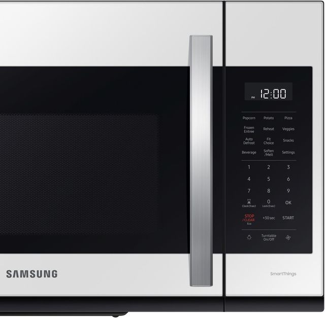 Samsung Bespoke 1.9 Cu. Ft. White Glass Over The Range Microwave 2