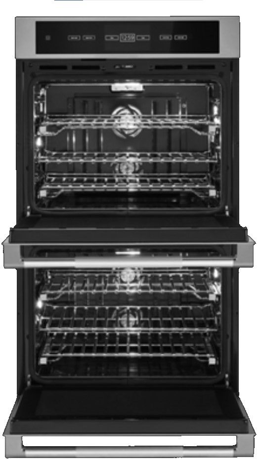 JennAir® 30" Stainless Steel Built-In Double Electric Wall Oven-1