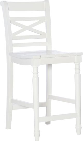Powell® Asher White Counter Stool