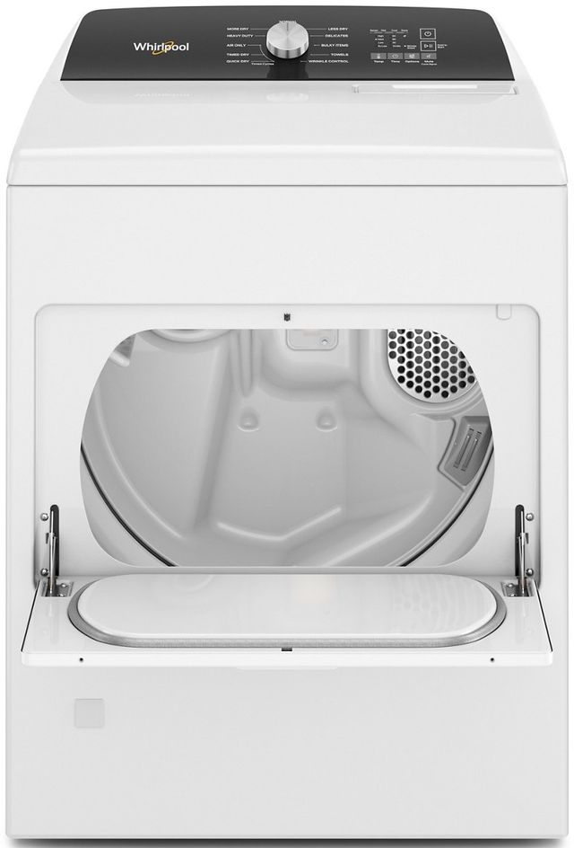 Whirlpool® 7.0 Cu. Ft. White Front Load Gas Dryer 1
