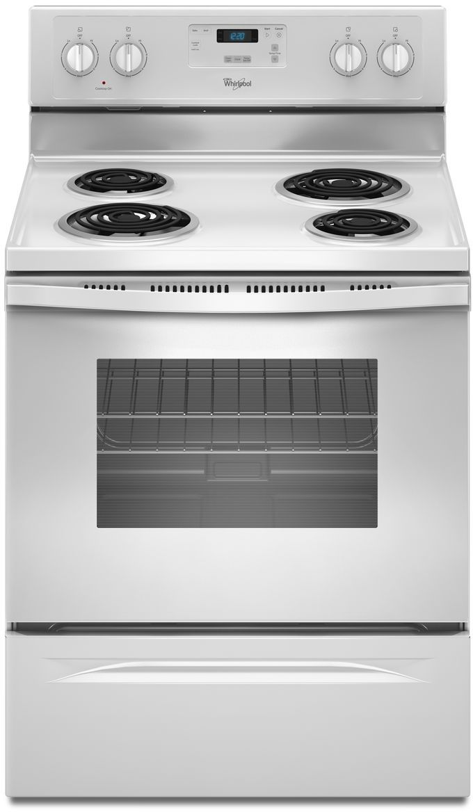 whirlpool free standing electric range