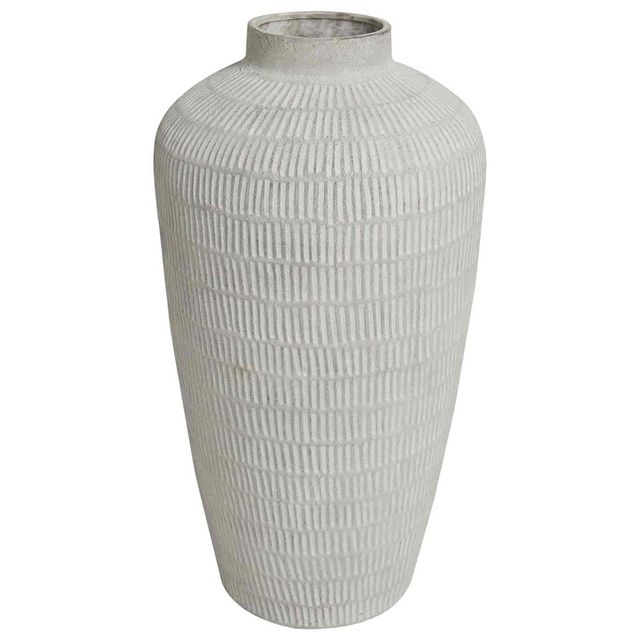 Uma Home Cream Ceramic Vase-0