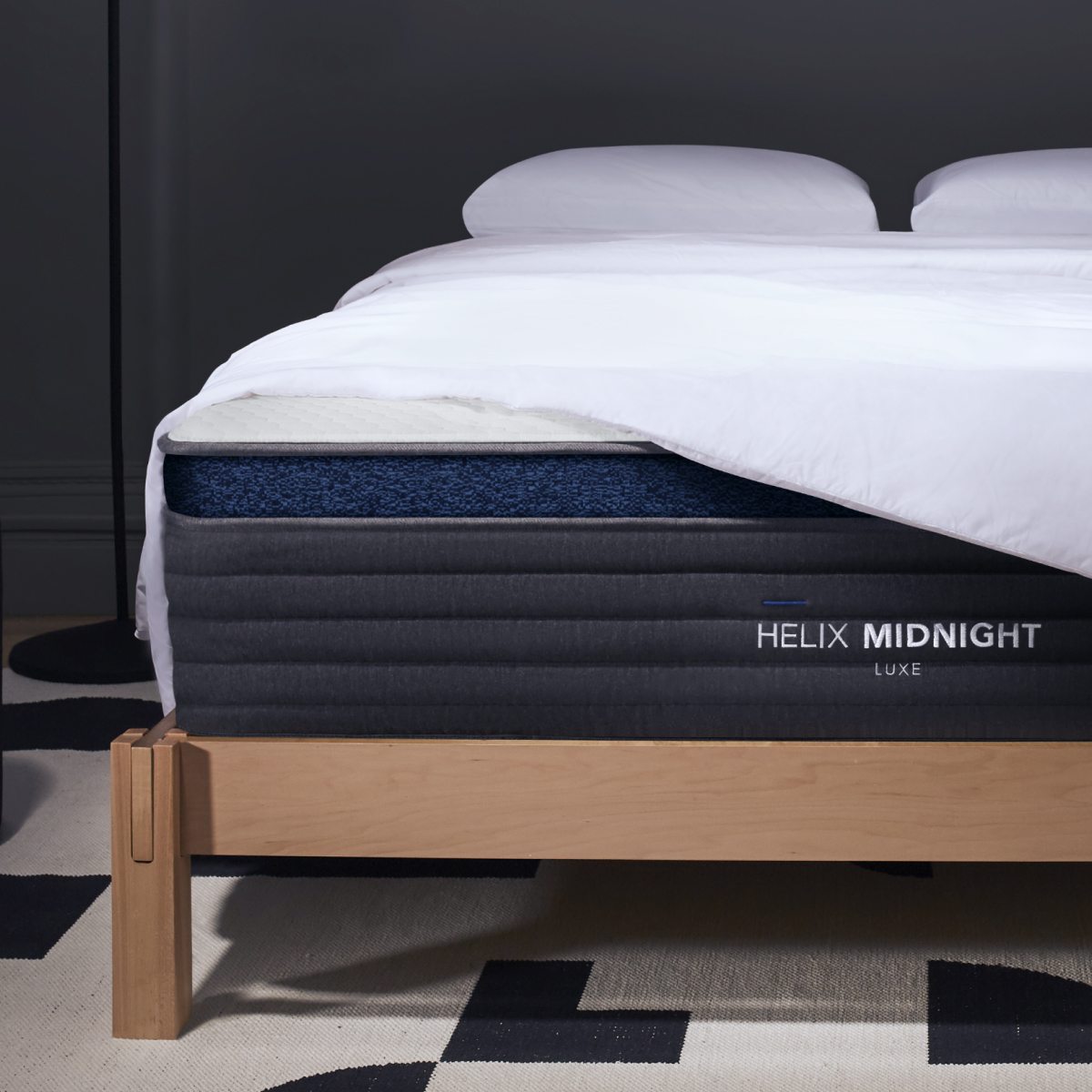 Helix Sleep Luxe Midnight Hybrid Medium Pillow Top Mattress in a Box