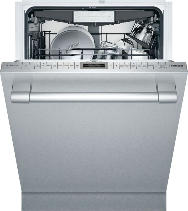 Thermador® Professional Sapphire® 24" Stainless Steel Built In Dishwasher-DWHD770WFP-2