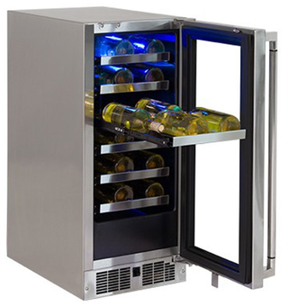 LYNX® Professional 2.73 Cu. Ft. Stainless Steel Outdoor Right Hinge Wine Cellar