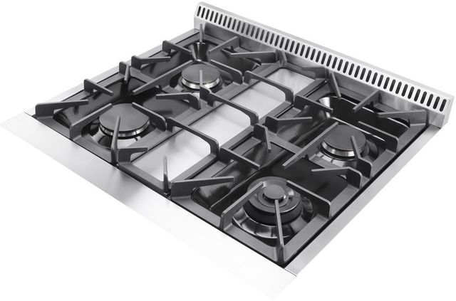 Thor Kitchen® 30" Stainless Steel Pro Style Dual Fuel Range 4
