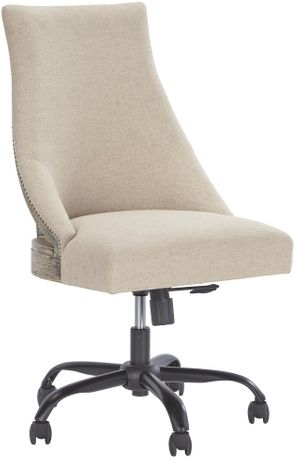 Signature Design by Ashley® Office Chair Program Linen Swivel Desk Chair