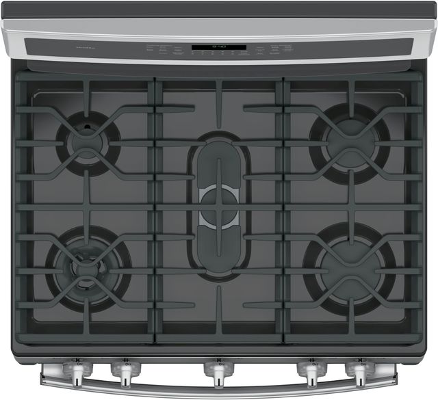 GE® Profile™ Series 30" Stainless Steel Dual Fuel Free Standing Convection Range 5