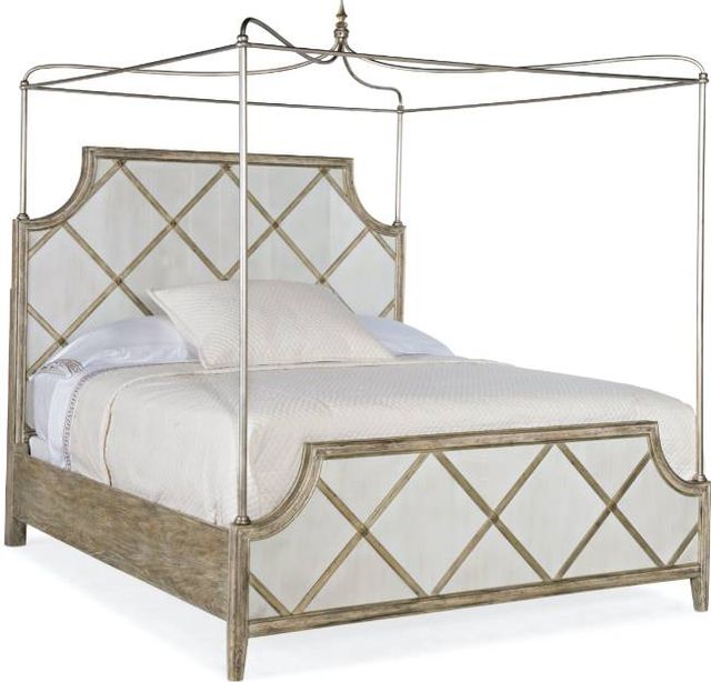 Hooker® Furniture Sanctuary 2 Jewel/Le Sable King Canopy Bed