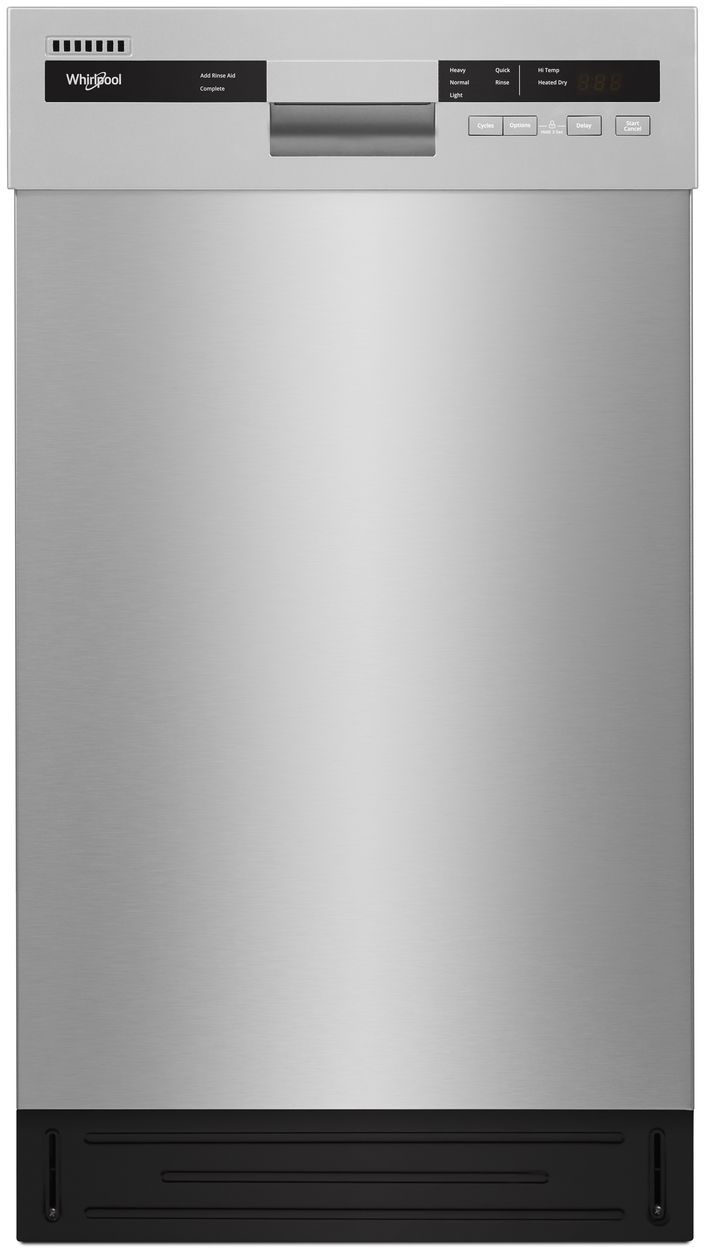 Whirlpool® 18" Stainless Steel Built In Dishwasher