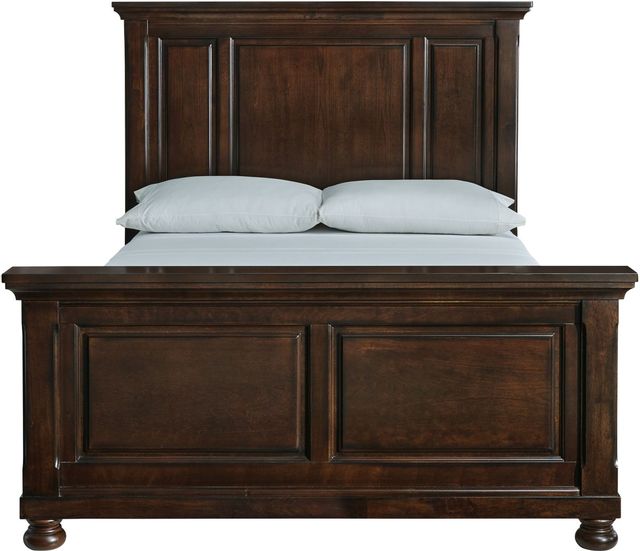 Millennium® by Ashley® Porter Rustic Brown Queen Panel Bed 21