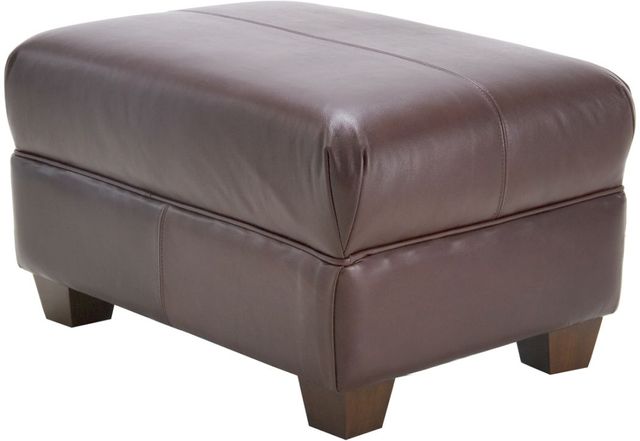 Decor-Rest® Furniture LTD 3179 Brown Leather Ottoman