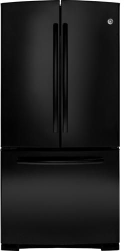 GE® 22.1 Cu. Ft. French Door Refrigerator-Black