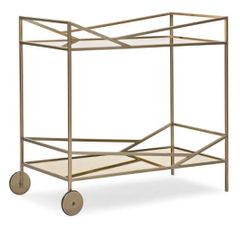 Getaway Coastal Living Home Collection 5 O'clock Bar Cart