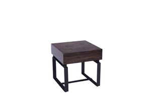 Rustique Lincoln Walnut End Table