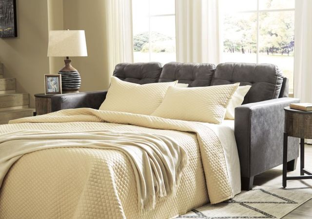 Canapé-lit grand format Venaldi en tissu gris Benchcraft® 1