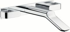 AXOR Urquiola Chrome Wall-Mounted Widespread Faucet Trim with Base Plate, 1.2 GPM